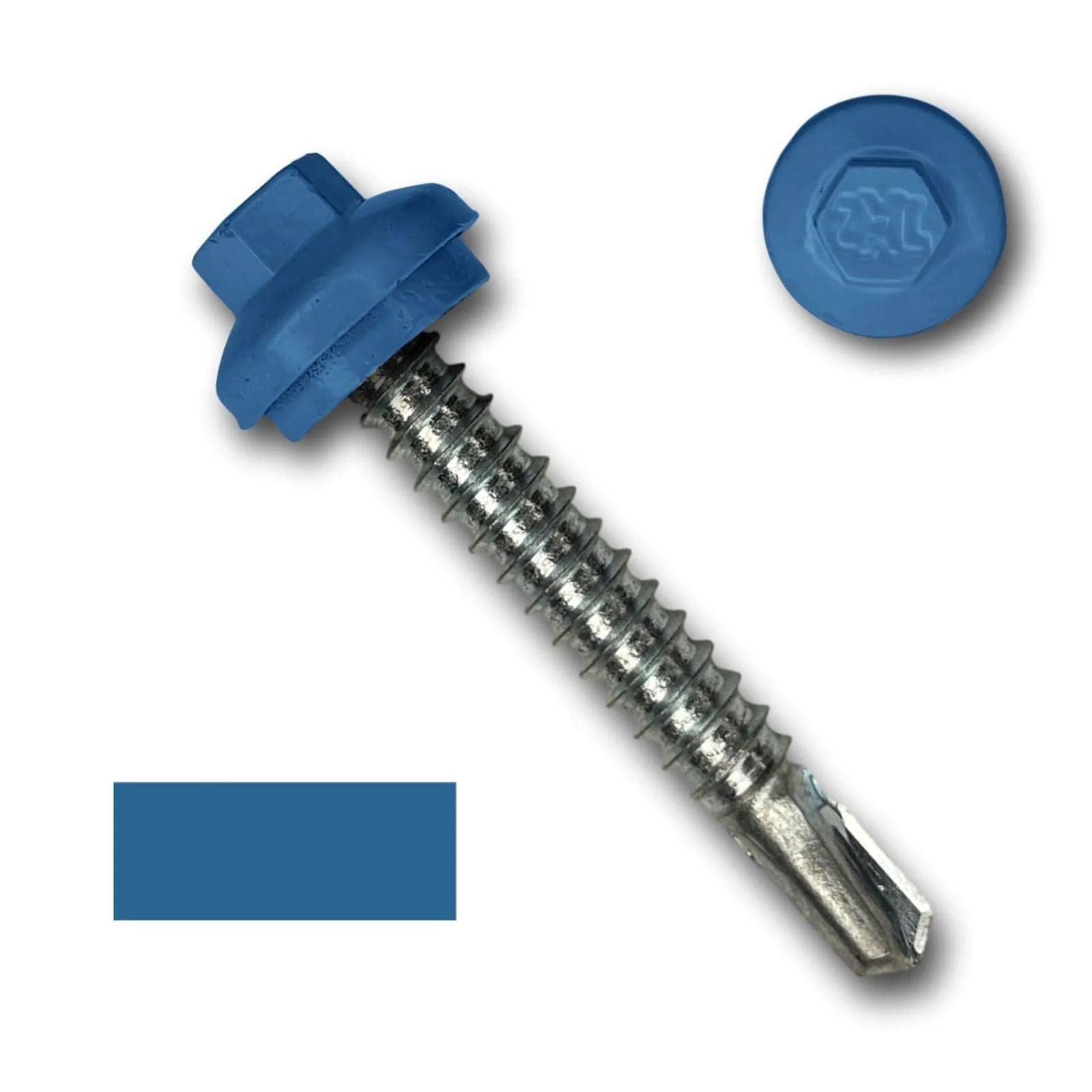 #12 x 1.5" ZXL Dome Cap Metal Building Screws (Metal-to-Metal), Self-Drilling - 250 Pack - Image 15