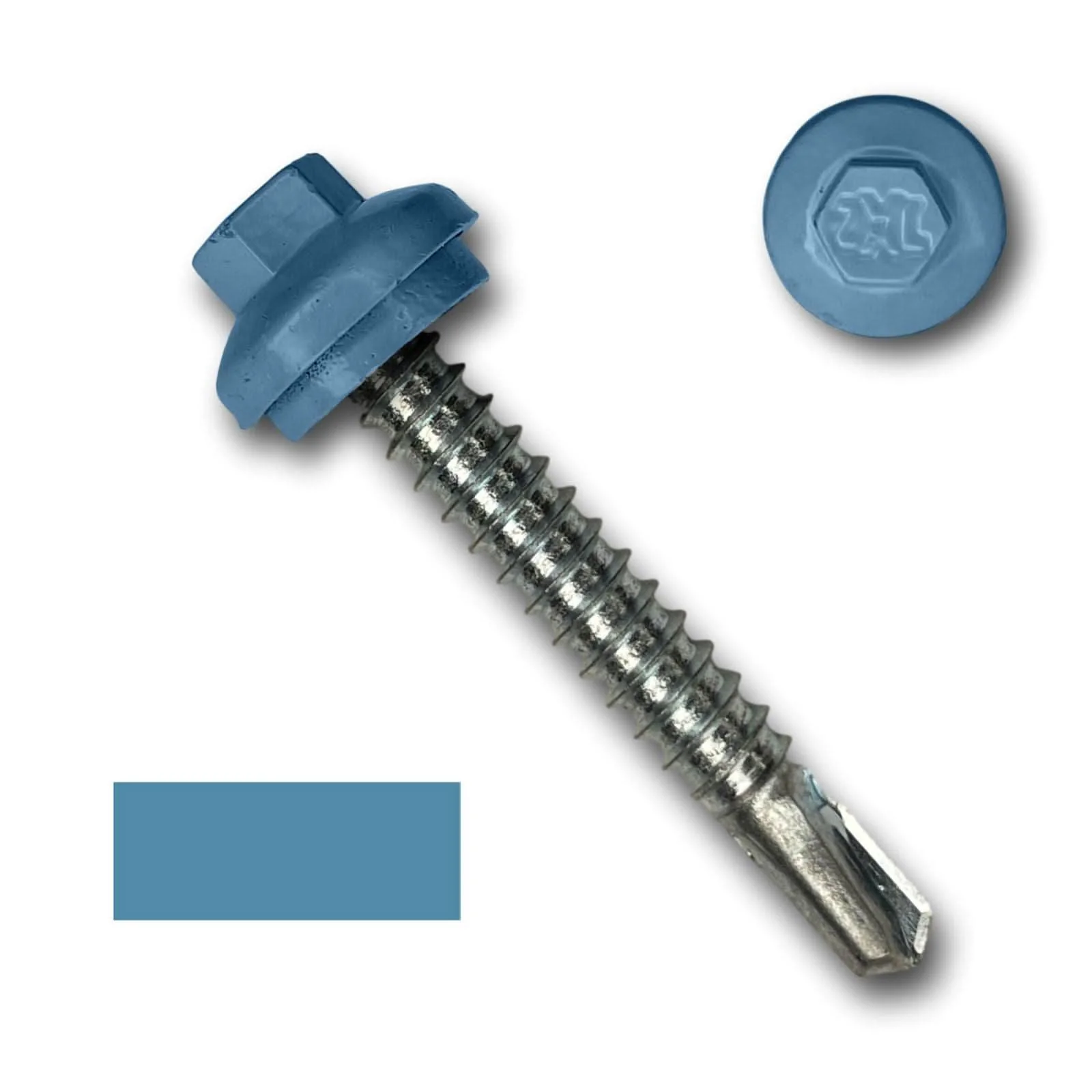 #12 x 1.5" ZXL Dome Cap Metal Building Screws (Metal-to-Metal), Self-Drilling - 250 Pack - Image 16