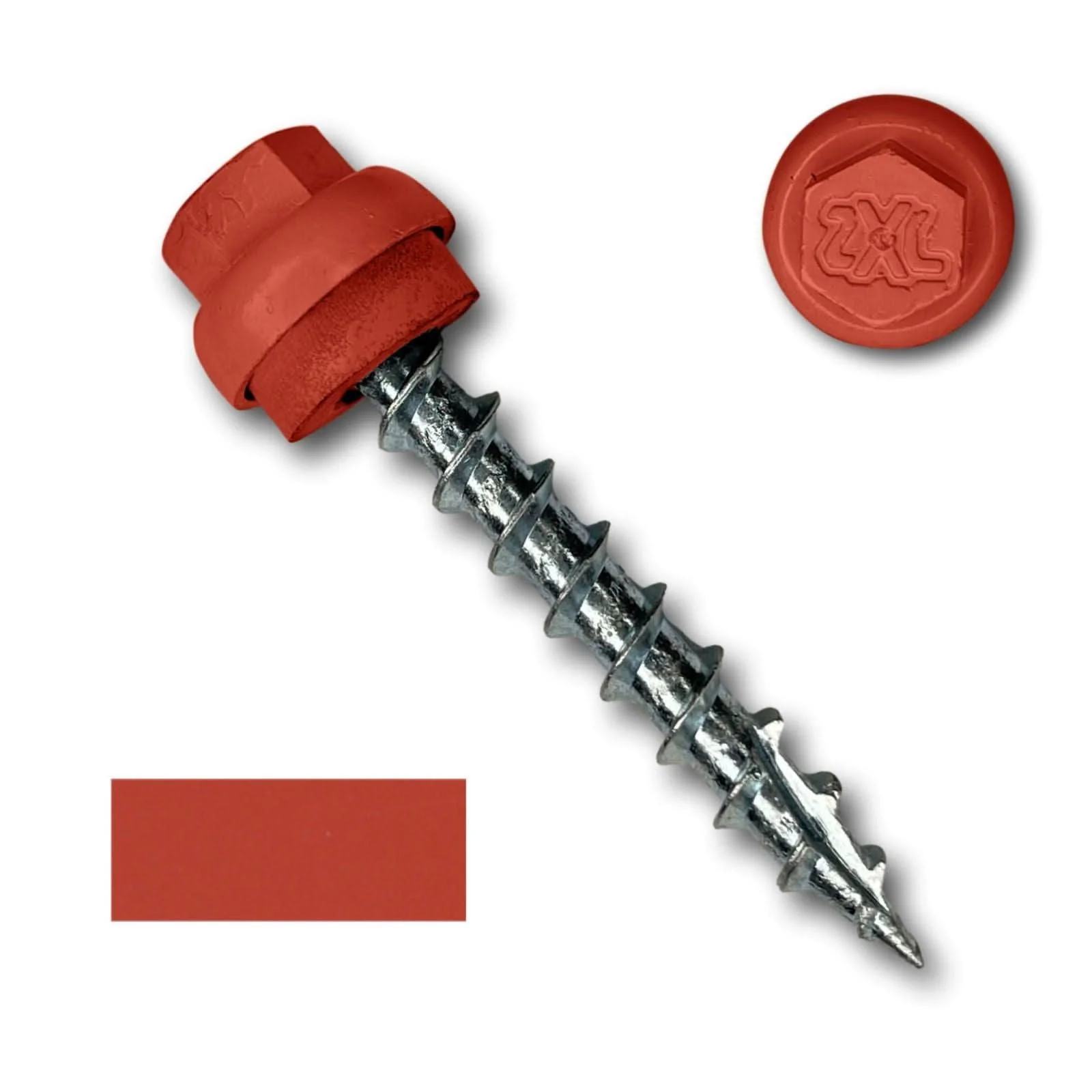#12 x 1.5" ZXL Dome Cap Metal Roofing Screws (Metal-to-Wood) - 250 Pack - Image 11