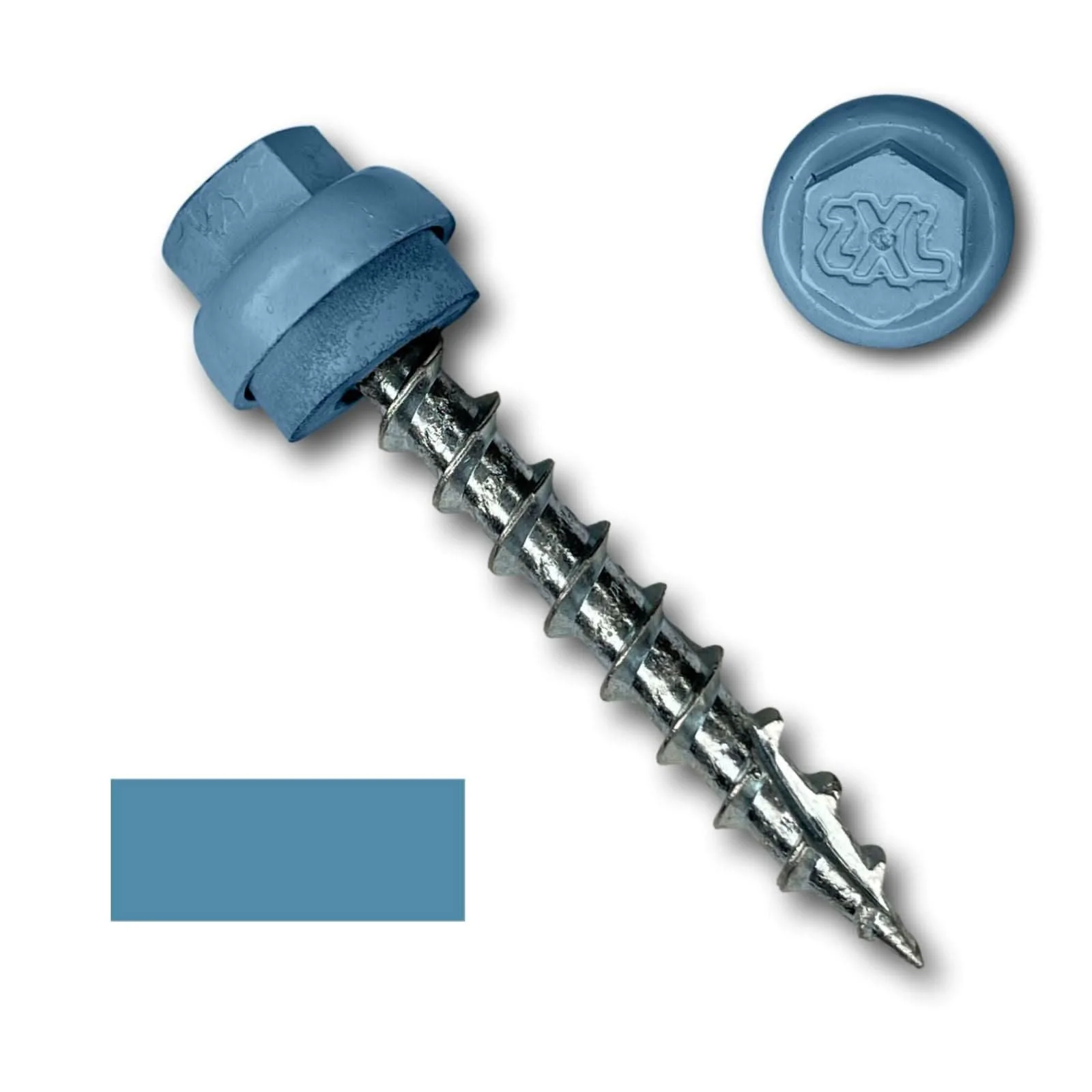 #12 x 1.5" ZXL Dome Cap Metal Roofing Screws (Metal-to-Wood) - 250 Pack - Image 16