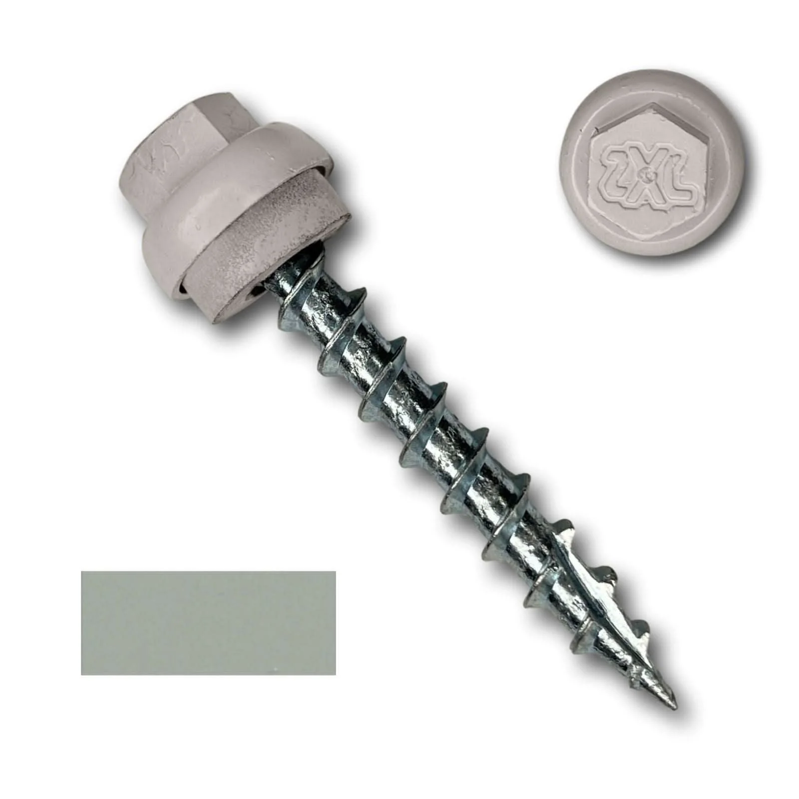 #12 x 1.5" ZXL Dome Cap Metal Roofing Screws (Metal-to-Wood) - 250 Pack - Image 5
