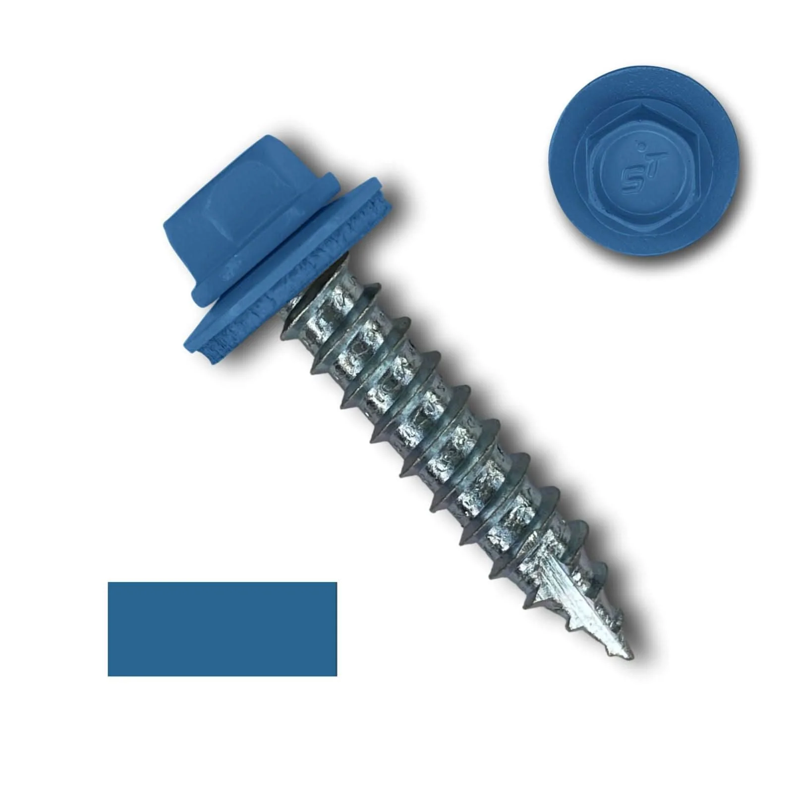 #14 Metal Roofing Screws (Metal-to-Wood) - Oversized Rescue Screw, 250 Pack - Image 15