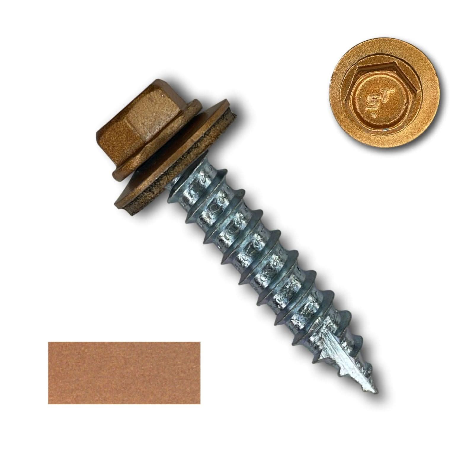 #14 Metal Roofing Screws (Metal-to-Wood) - Oversized Rescue Screw, 250 Pack - Image 17