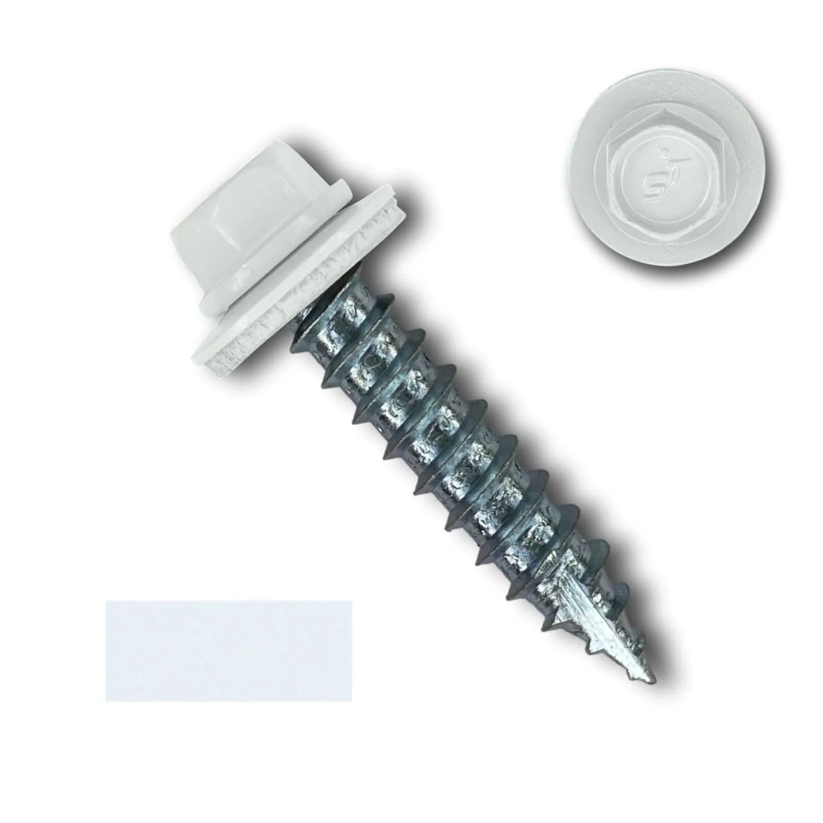 #14 Metal Roofing Screws (Metal-to-Wood) - Oversized Rescue Screw, 250 Pack - Image 2