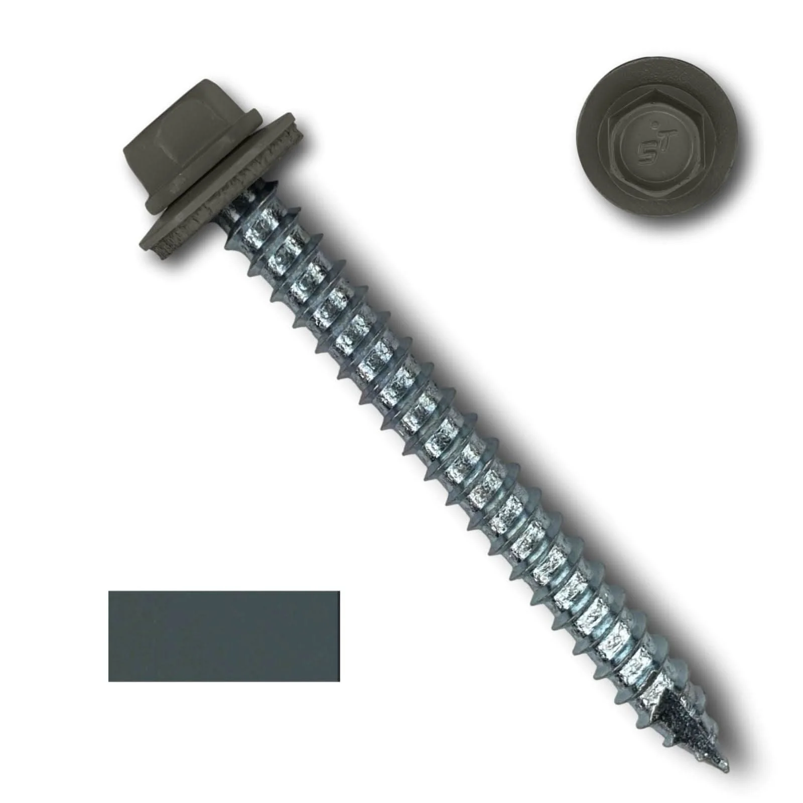 #14 Metal Roofing Screws (Metal-to-Wood) - Oversized Rescue Screw, 250 Pack - Image 23