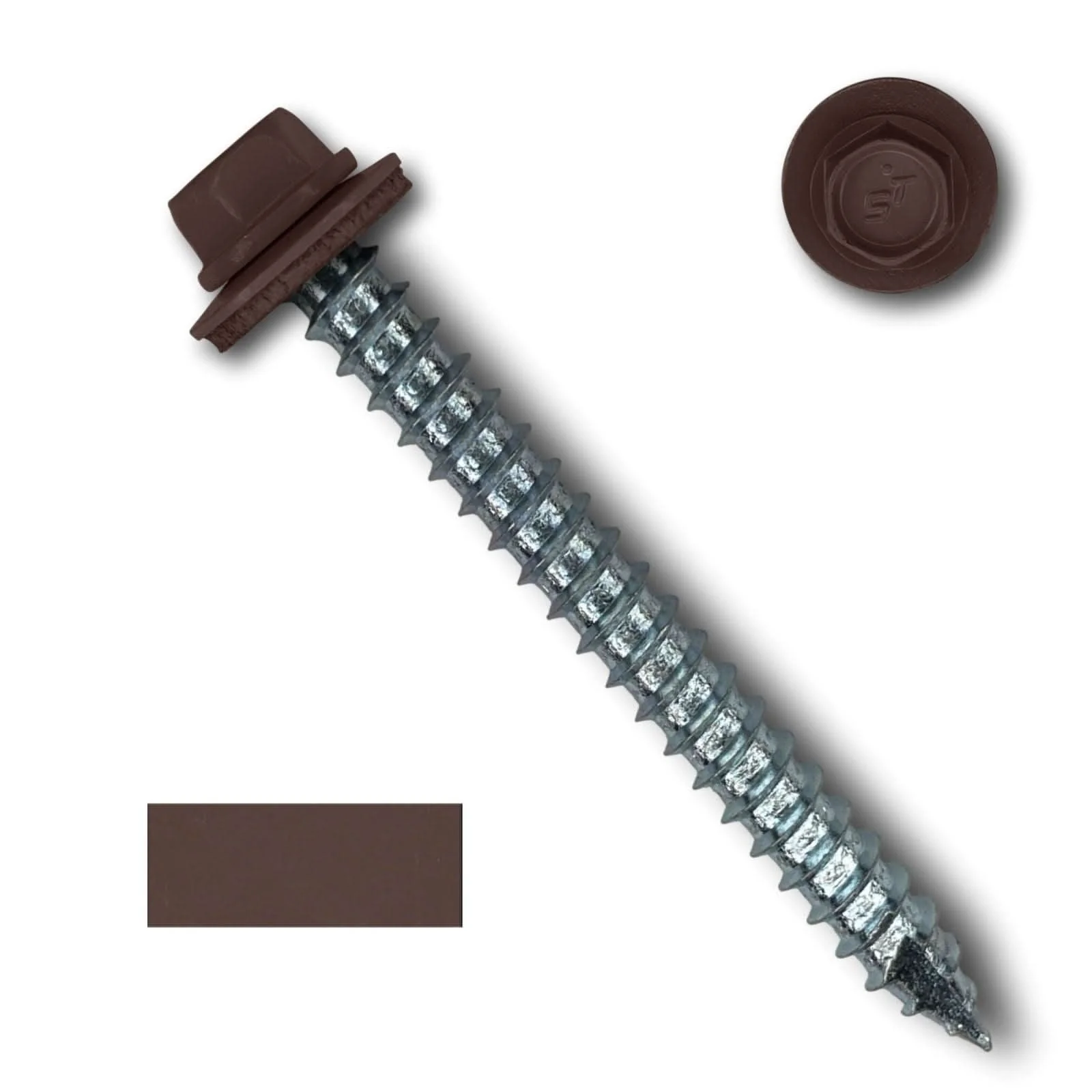 #14 Metal Roofing Screws (Metal-to-Wood) - Oversized Rescue Screw, 250 Pack - Image 25