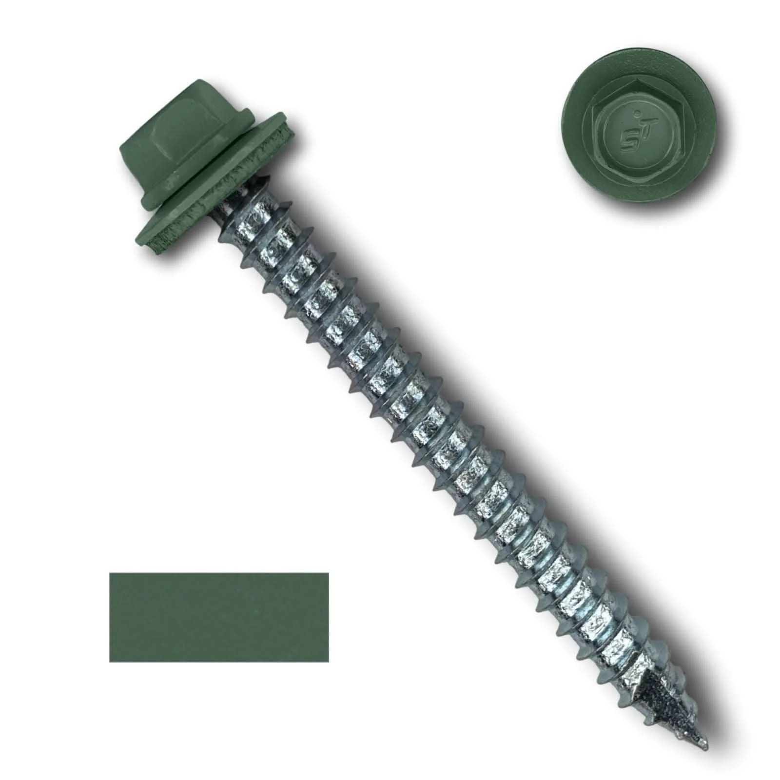#14 Metal Roofing Screws (Metal-to-Wood) - Oversized Rescue Screw, 250 Pack - Image 31