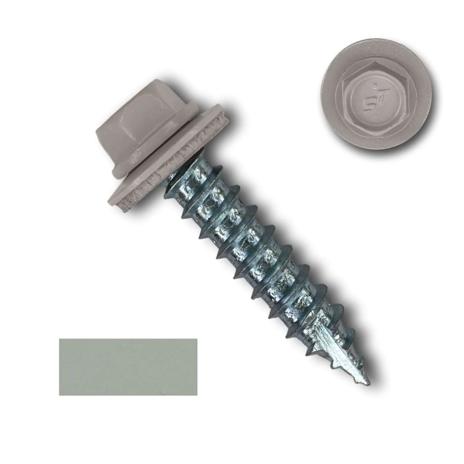 #14 Metal Roofing Screws (Metal-to-Wood) - Oversized Rescue Screw, 250 Pack - Image 5