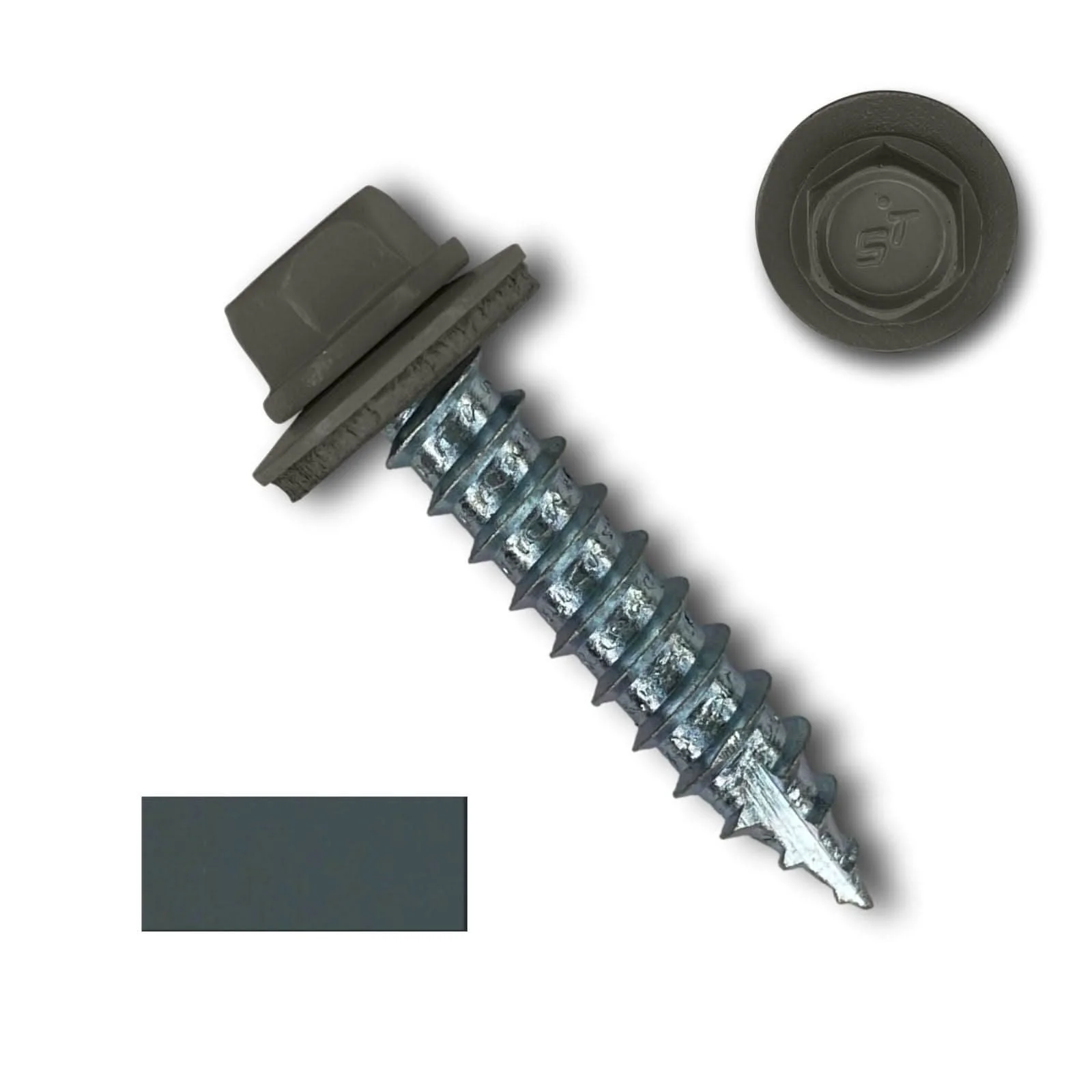 #14 Metal Roofing Screws (Metal-to-Wood) - Oversized Rescue Screw, 250 Pack - Image 6