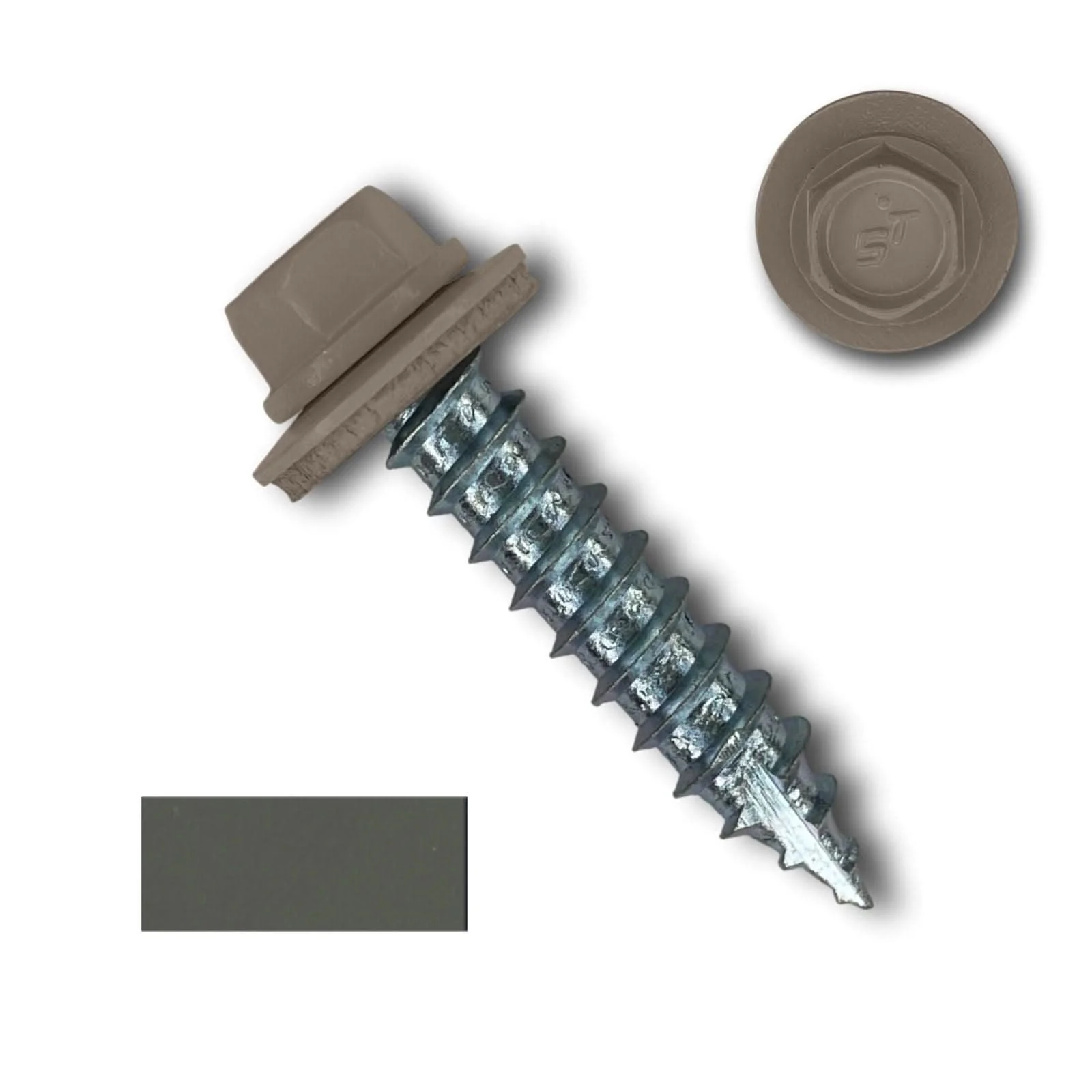 #14 Metal Roofing Screws (Metal-to-Wood) - Oversized Rescue Screw, 250 Pack - Image 7