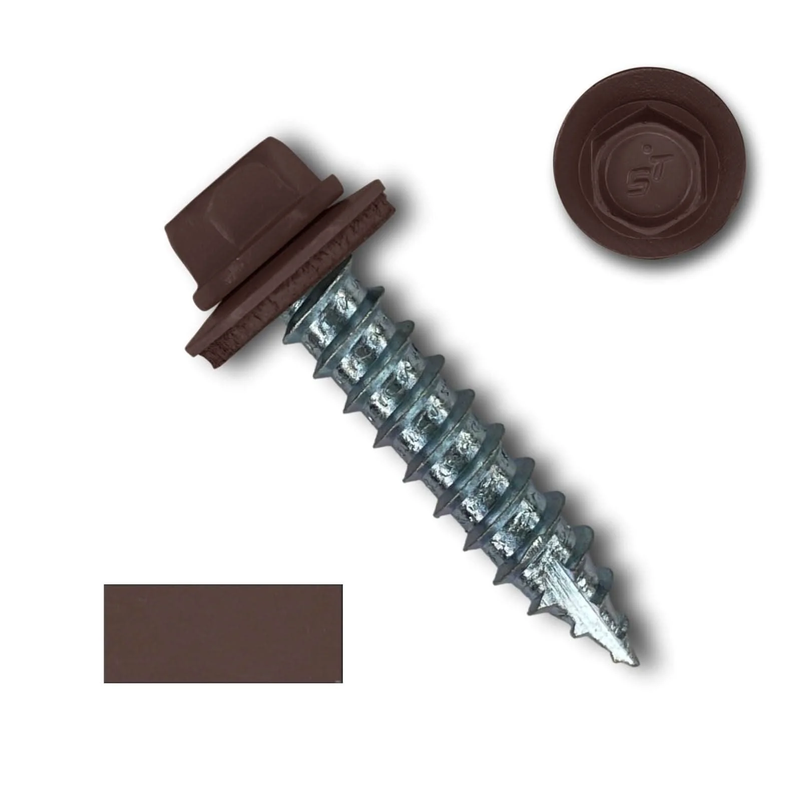 #14 Metal Roofing Screws (Metal-to-Wood) - Oversized Rescue Screw, 250 Pack - Image 8