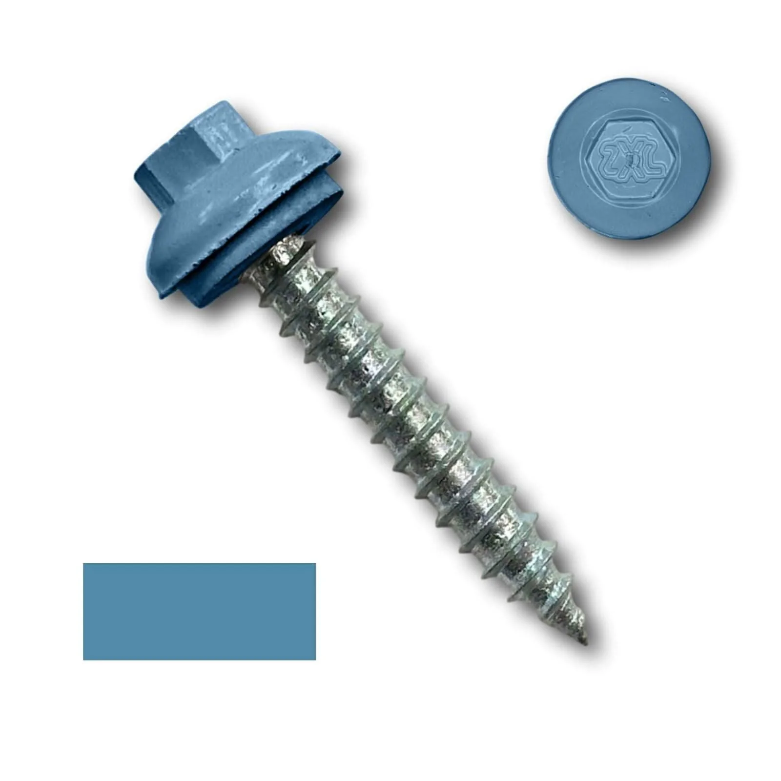 #14 x 1.5" ZXL Dome Cap Metal Roofing Screw (Metal-to-Wood), High-Quality - 250 Pack - Image 16