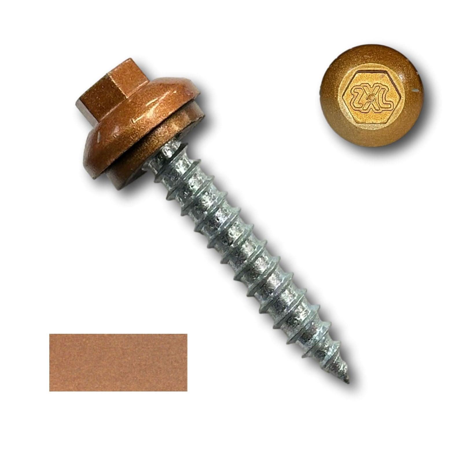 #14 x 1.5" ZXL Dome Cap Metal Roofing Screw (Metal-to-Wood), High-Quality - 250 Pack - Image 17