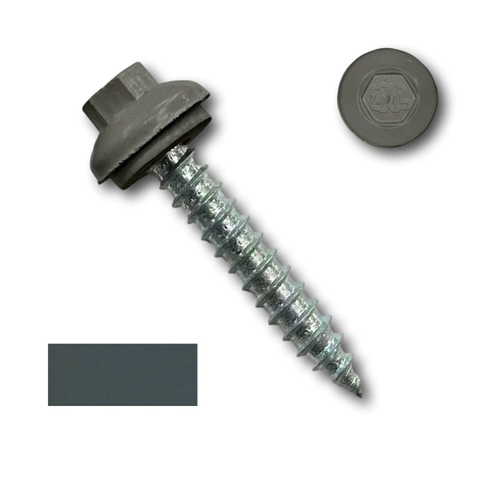 #14 x 1.5" ZXL Dome Cap Metal Roofing Screw (Metal-to-Wood), High-Quality - 250 Pack - Image 6