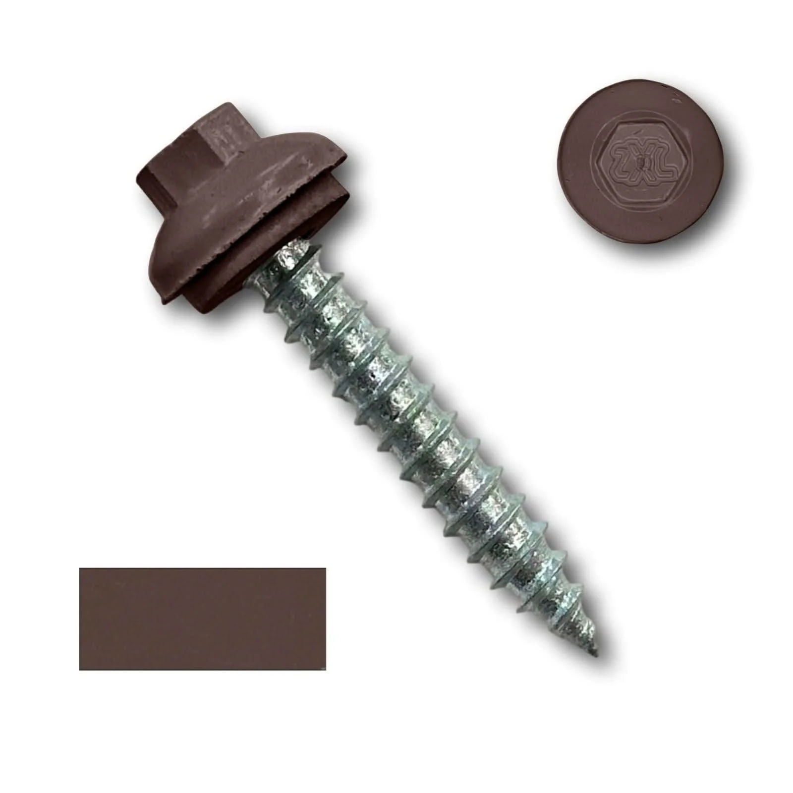 #14 x 1.5" ZXL Dome Cap Metal Roofing Screw (Metal-to-Wood), High-Quality - 250 Pack - Image 8