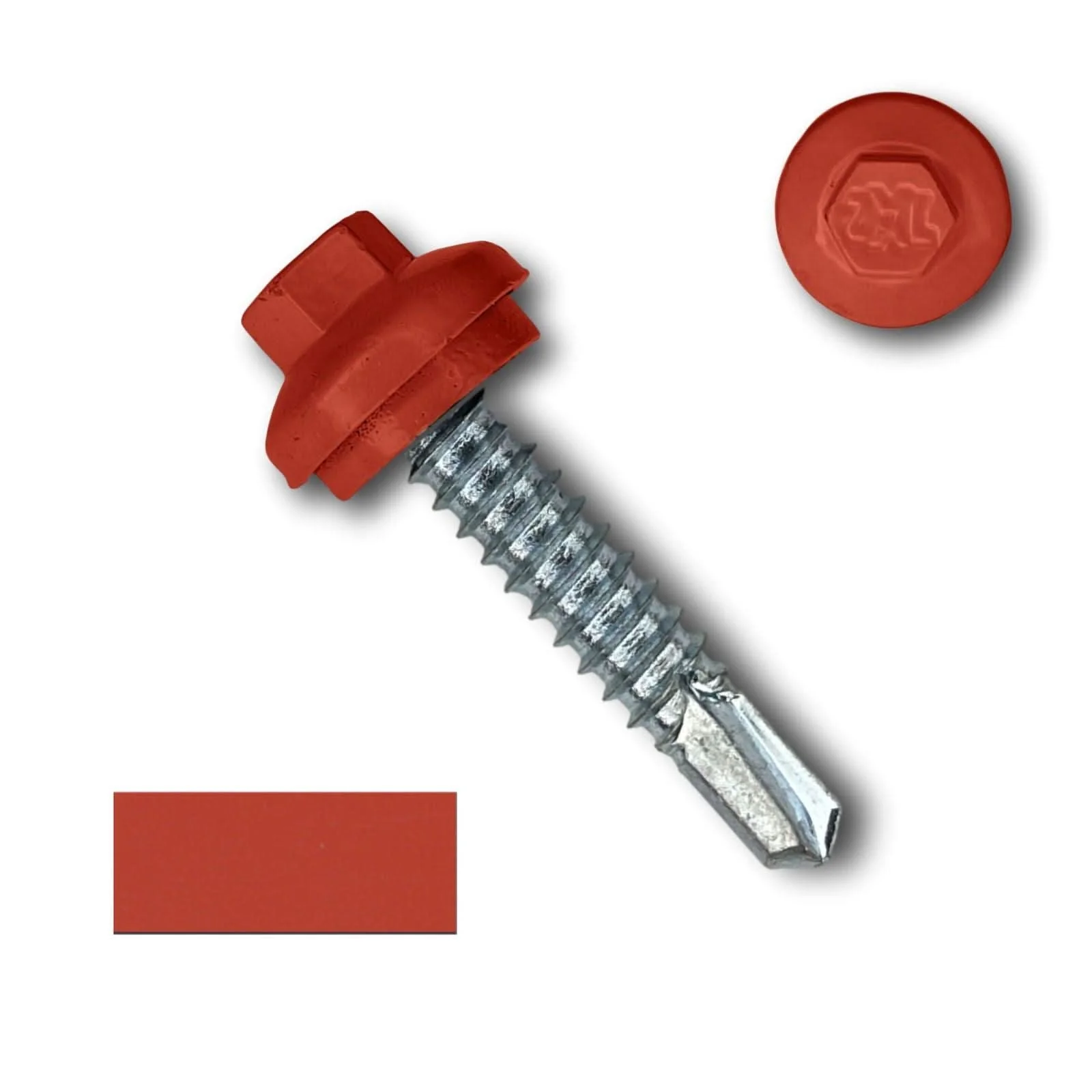 #14 x 1.25" ZXL Dome Cap Metal Building Screws (Metal-to-Metal), Self-Drilling - 250, 500, or 1000 Pack - Image 11