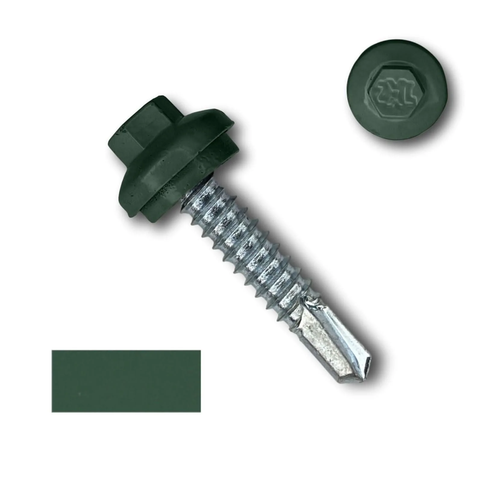 #14 x 1.25" ZXL Dome Cap Metal Building Screws (Metal-to-Metal), Self-Drilling - 250, 500, or 1000 Pack - Image 13