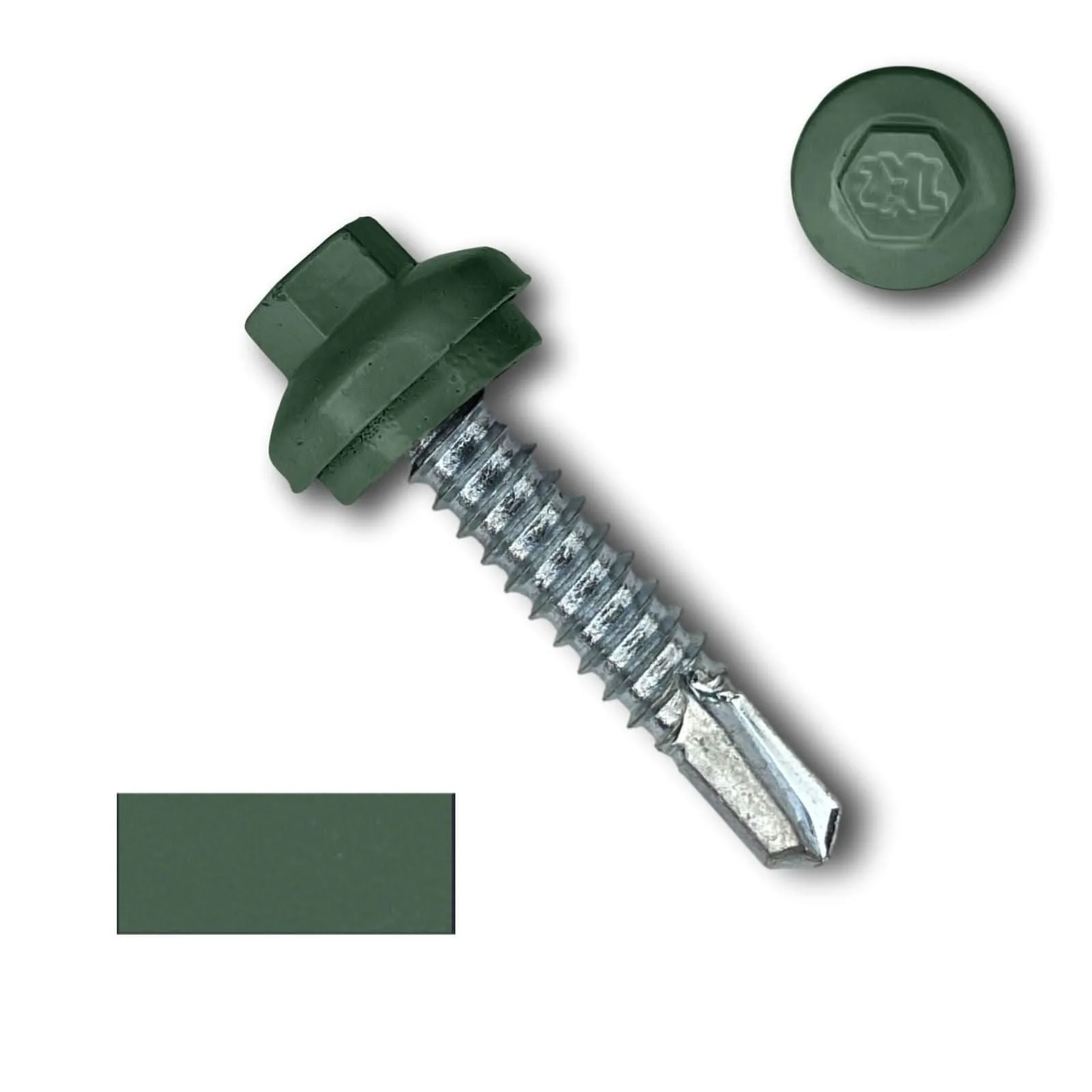 #14 x 1.25" ZXL Dome Cap Metal Building Screws (Metal-to-Metal), Self-Drilling - 250, 500, or 1000 Pack - Image 14