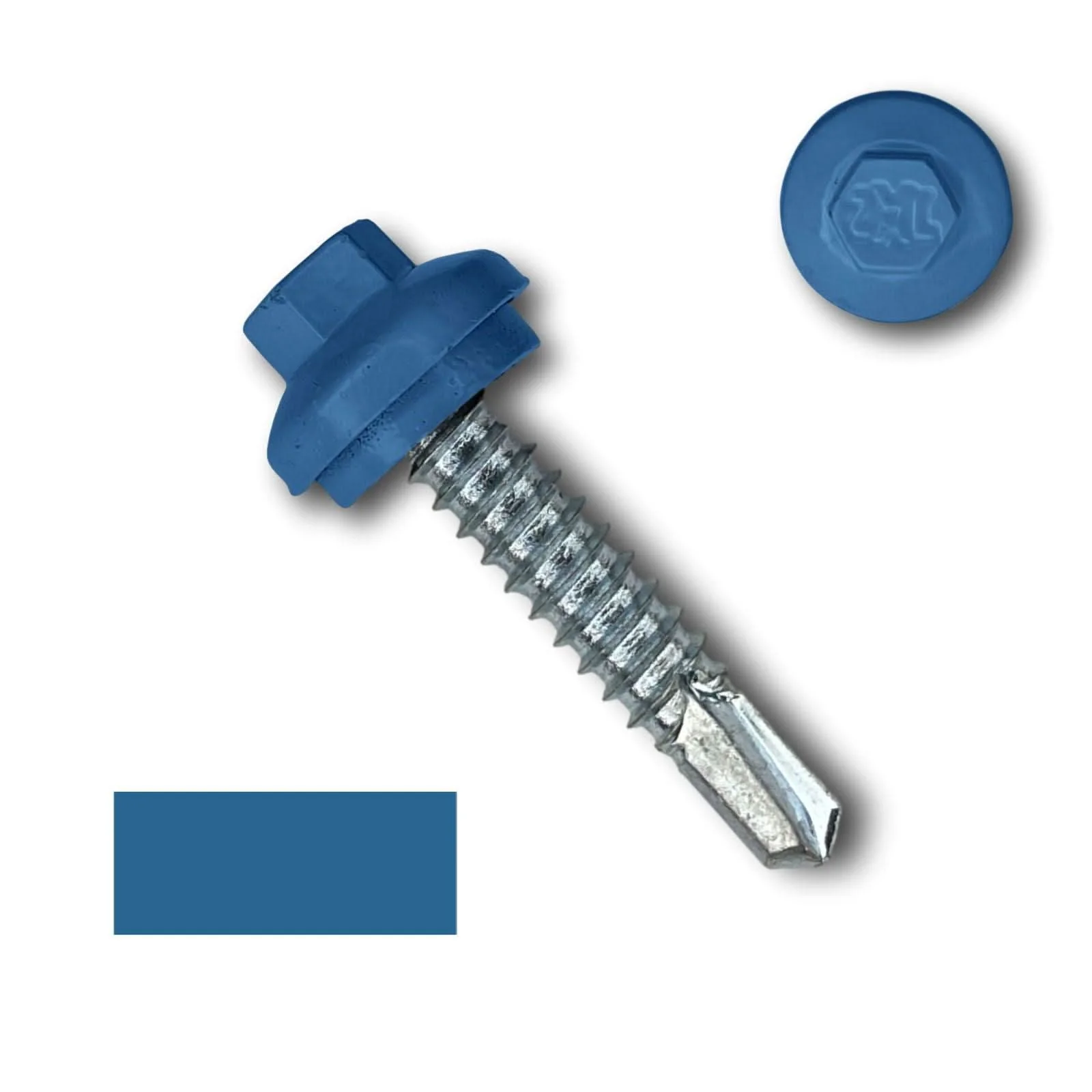 #14 x 1.25" ZXL Dome Cap Metal Building Screws (Metal-to-Metal), Self-Drilling - 250, 500, or 1000 Pack - Image 15