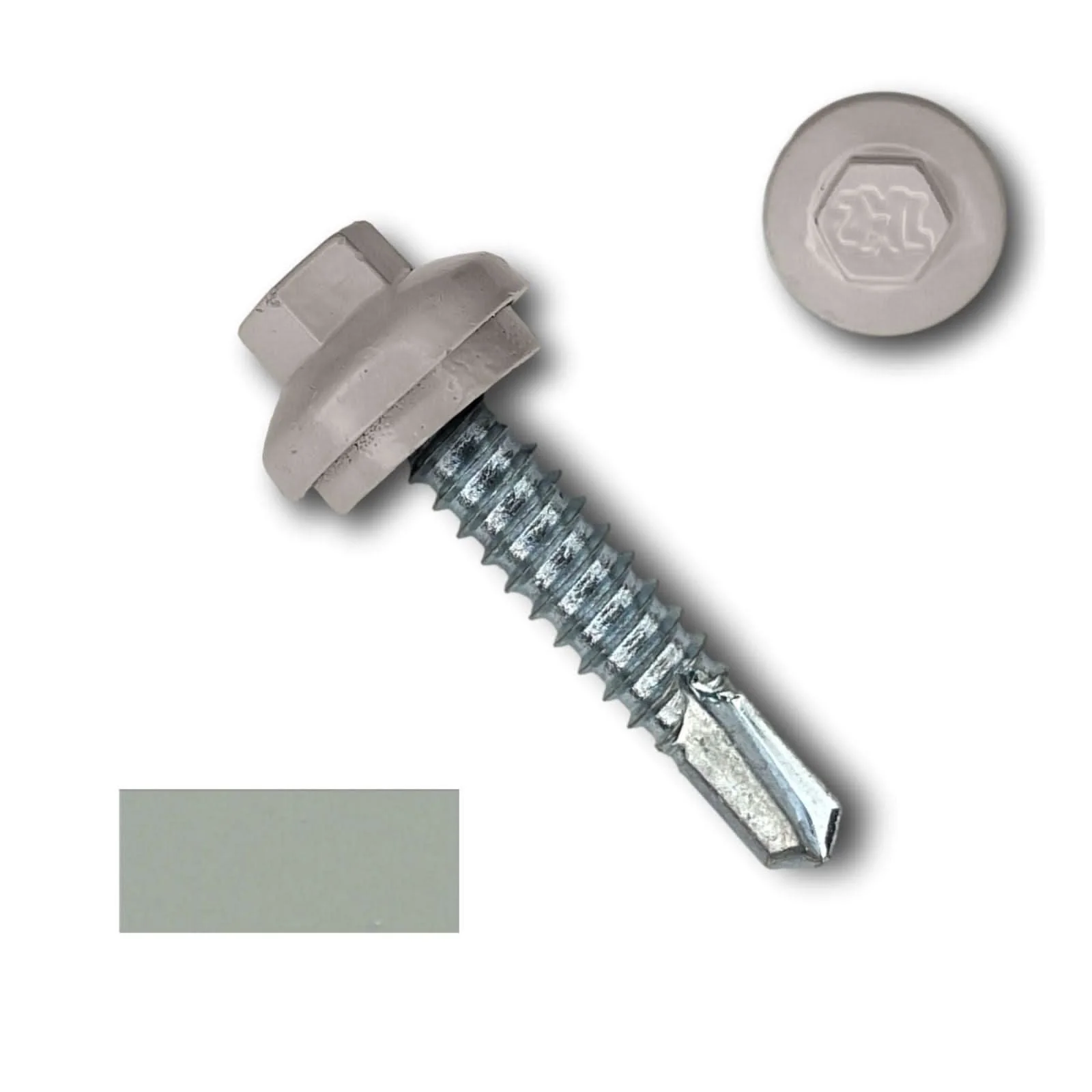 #14 x 1.25" ZXL Dome Cap Metal Building Screws (Metal-to-Metal), Self-Drilling - 250, 500, or 1000 Pack - Image 5