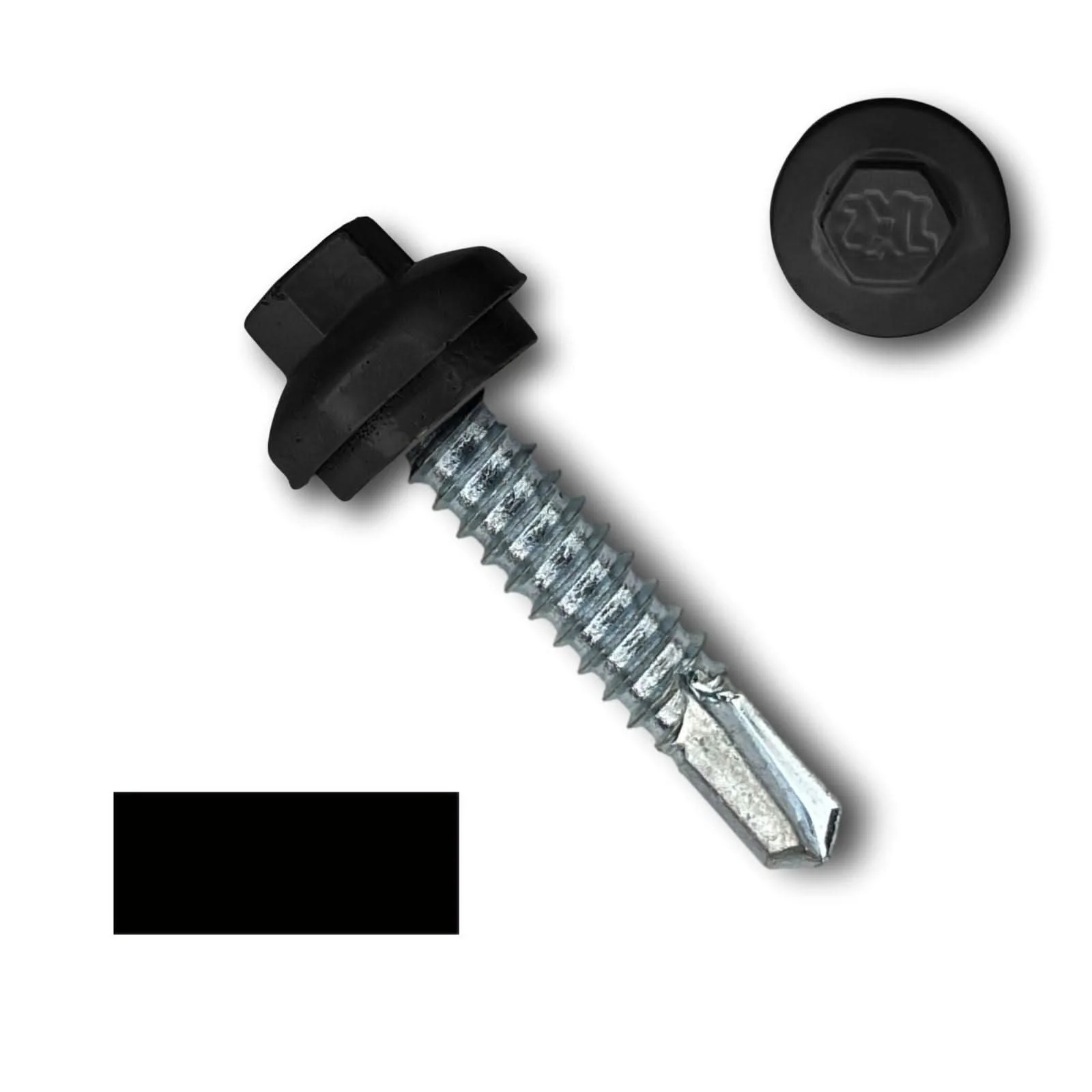 #14 x 1.25" ZXL Dome Cap Metal Building Screws (Metal-to-Metal), Self-Drilling - 250, 500, or 1000 Pack - Image 9