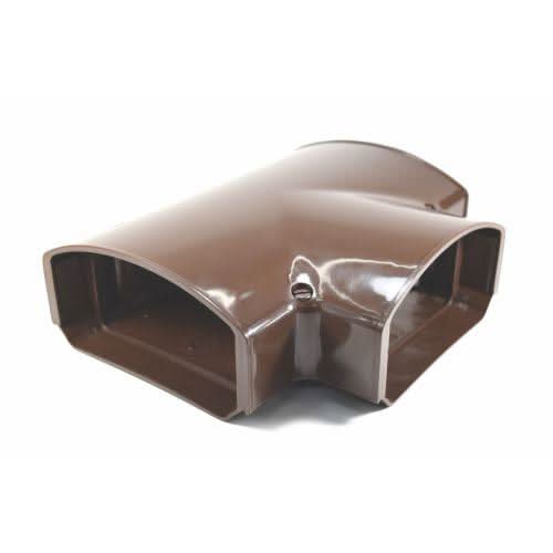 4.5" TEE Fitting for Line Set Cover Systems – Available in Gray, White, and Brown - Image 2