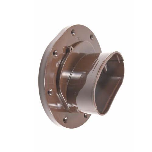 4.5" Wall Flange for Flexible Elbow Attachments – Available in Gray, White, and Brown - Image 2
