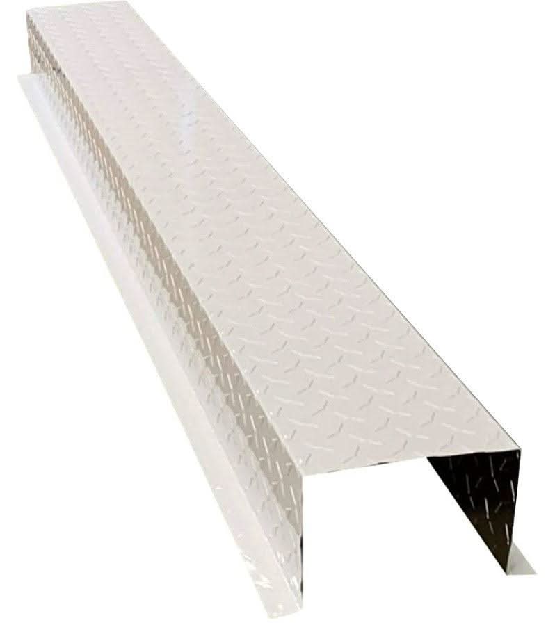 Residential Series - Aluminum Diamond Plate HVAC Line Set Cover Extensions - Additional 5 Foot Extension Section - Image 3