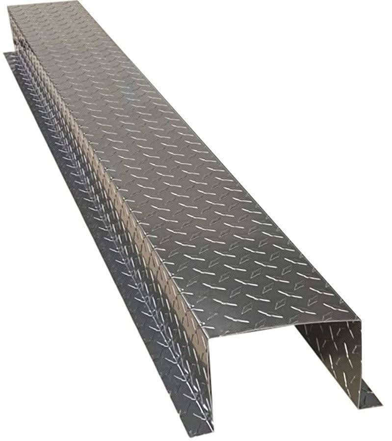 Residential Series - Aluminum Diamond Plate HVAC Line Set Cover Extensions - Additional 5 Foot Extension Section - Image 4