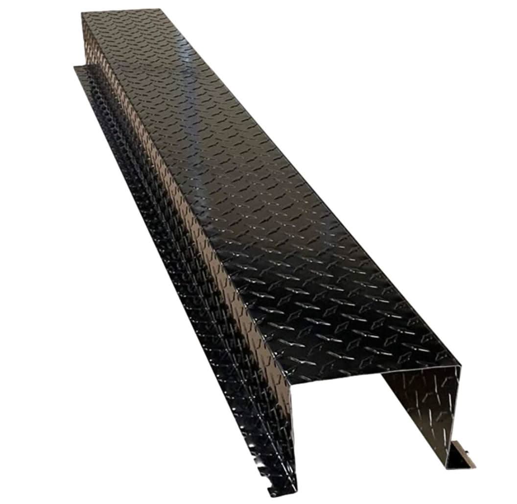 Residential Series - Aluminum Diamond Plate HVAC Line Set Cover Extensions - Additional 5 Foot Extension Section - Image 6