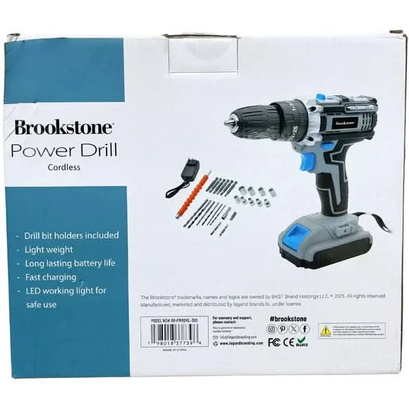 21V Cordless Power Drill Set – 30-Piece Rechargeable Drill Kit with Carrying Case | MRCOOL DIY Direct - Image 5