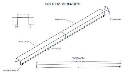 Commercial Series - 24 Gauge Painted Metal HVAC Line Set Covers - Heavy Duty, Multiple Sizes & Colors - Image 7