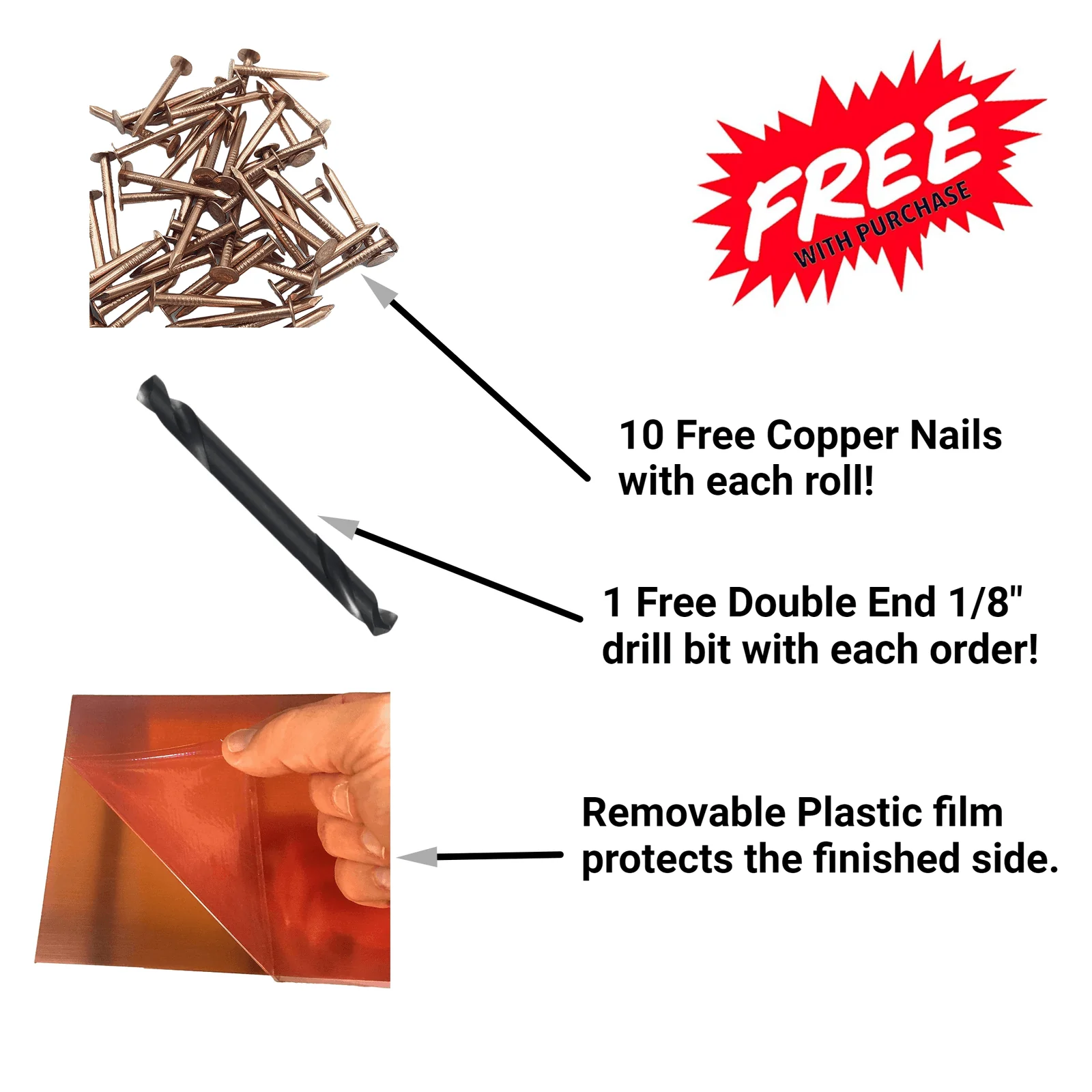 16 & 20 Ounce Copper Flashing Rolls - Premium Quality, Multiple Sizes - Image 2