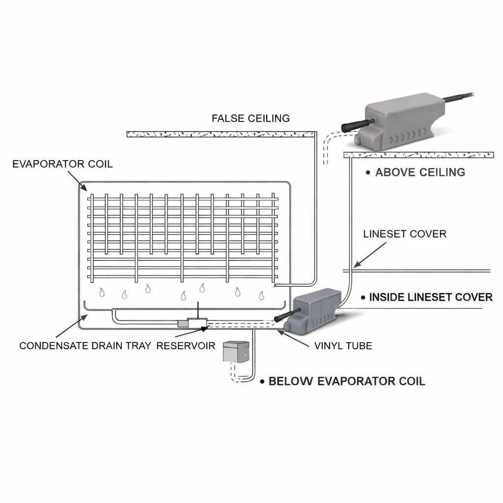 Ghost™ Series Remote Condensate Pump – RectorSeal Upgrade to Aspen Orange - Image 2