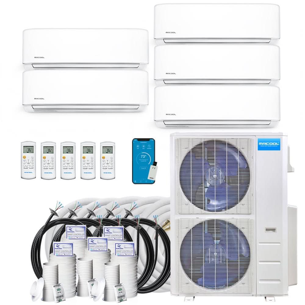 MRCOOL DIY 5th Gen Multi-Zone 5-Zone 55,000 BTU 22 SEER2 (6K + 6K + 6K + 6K + 18K) Ductless Mini-Split Air Conditioner and Heat Pump - Image 15