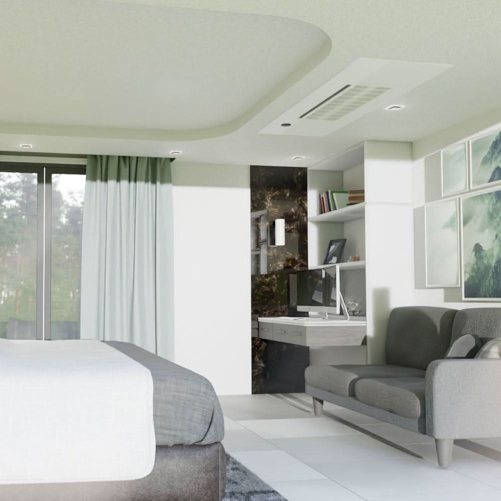 MRCOOL DIY Mini Split - 45,000 BTU 5 Zone Ceiling Cassette Ductless Air Conditioner and Heat Pump, Base System DIY-BC-548HP0909090909 - Image 2
