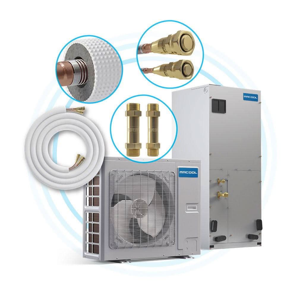 MRCOOL Universal 2 to 3 Ton 20 SEER Central Heat Pump Air Conditioner System MDU18024036 - Image 2