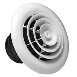 Rectorseal 81911 Ceiling Diffuser Round 8 Inch White Plastic for 6/7/8 Inch Duct - Image 2