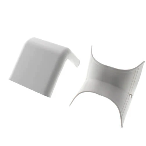 Fortress 4.5" 90° Inside Vertical Elbow – LCI122W (White) | Lineset Cover Fitting | MRCOOL Compatible - Image 2